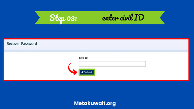 Enter Civil ID